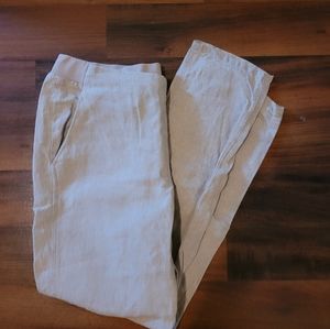 J Jill linen khaki pants